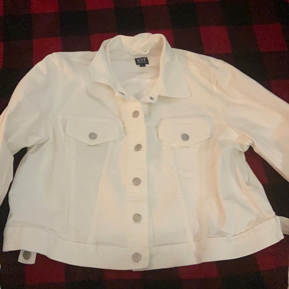 White Jean Jacket